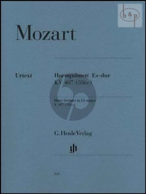 Quintett Es-dur KV 407 (386c) (Horn[Eb]-Vi.- 2 Va.-Vc.) (Parts)