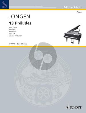 Jongen 13 Preludes Vol.1 Piano solo