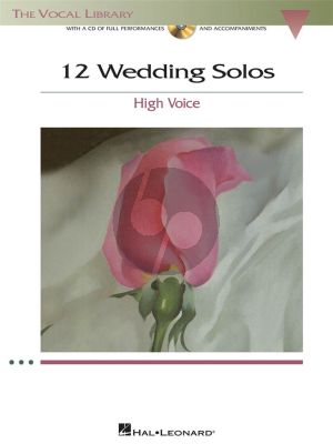 12 Wedding Solos for High Voice (Bk-Cd) (Richard Walters)