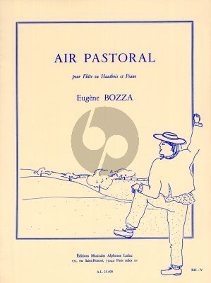 Bozza Air Pastoral Flute ou Hautbois et Piano