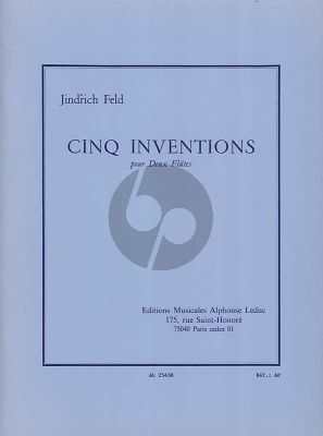 Feld 5 Inventions pour 2 Flutes