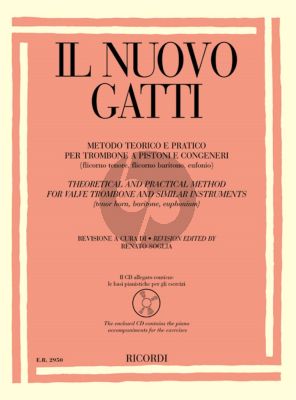 Il Nuovo Gatti (Theoretical and Practical Method for Valve Trombone and similar Instruments Book with Cd