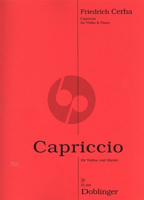 Cerha Capriccio Violine und Klavier (1950)