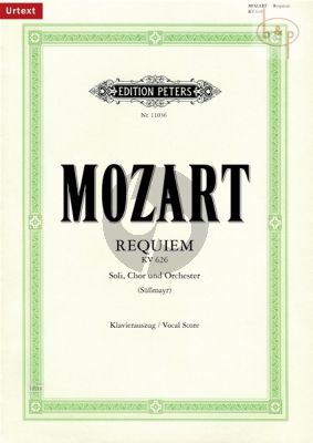 Requiem KV 626 (Soli-Choir-Orch.) (completed by Fr.X.Sussmayr) (Vocal Score)