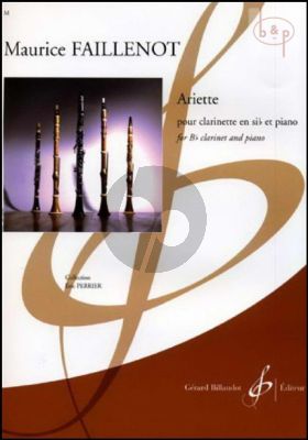 Ariette Clarinet Bb - Piano