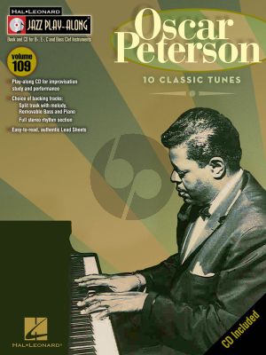Oscar Peterson 10 Classic Tunes - For use with all Bb, Eb, C and bass clef instruments Book with Cd (Jazz Play-Along Series Vol.109)