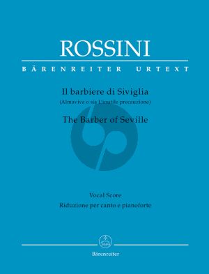 Rossini Il Barbiere di Siviglia Vocal Score (ital./engl.) (edited by Patricia Brauner)