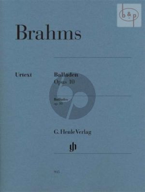 Balladen Op.10 (edited by Katrin Eich)