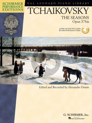 Tchaikovsky The Seasons Op.37bis for Piano Book with Audio Online (edited by Alexandre Dossin)