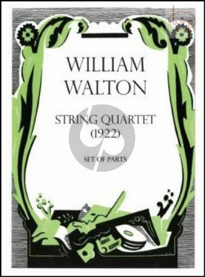 Walton Quartet No.1 (1922) 2 Vi.-Va.-Vc. (Parts) (edited by Hugh Macdonald)