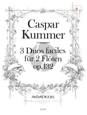3 Duos Faciles Op.132 for 2 Flutes