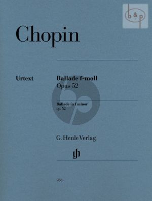 Ballade No.4 Op.52 f-minor (edited by Norbert Mullemann)
