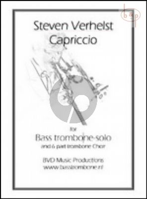 Verhelst Capriccio Bass Trombone solo and 6 Trombones (Score/Parts)
