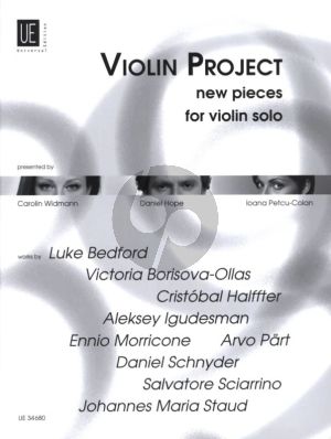 Album Violin Project New Pieces for Violin Solo (Presented by Carolin Widmann-Daniel Hope and Ioana Petcu-Colan)