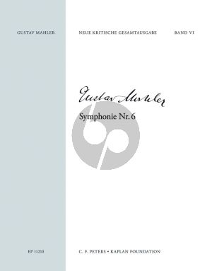 Mahler Symphony No.6 Score (Kaplan Foundation) (Reinhold Kubik)