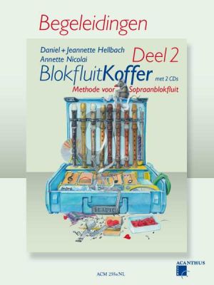 Hellbach-Nicolai Blokfluitkoffer Vol.2 alleen Pianobegeleiding (Methode voor Sopraanblokfluit)