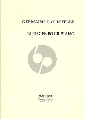 Tailleferre 14 Pieces piano solo