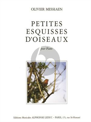 Messiaen Petites Esquisses d'Oiseaux pour Piano