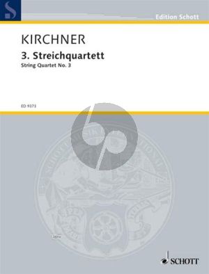Kirchner Streichquartett No. 3 Part./Stimmen