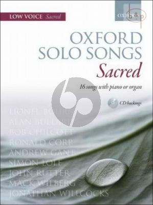 Oxford Solo Songs Sacred Low Voice and Piano or Organ