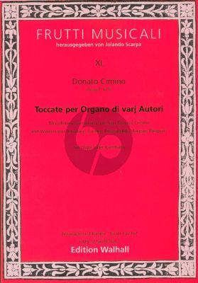 Toccata per Organo di varj Autori Vol.1 (Ansalone-Cimino-Frescobaldi-Macque-Pasquini) (edited by Jolanda Scarpa)