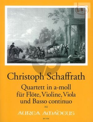 Quartet a-minor (Flute[Ob.]-Vi.-Va.-Bc) (Score/Parts) (edited by Michael Jappe)