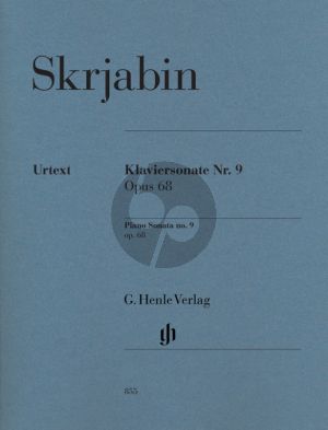 Scriabin Sonata No.9 Op.68 for Piano (edited by Valentina Rubcova and Fingering by Michael Schneidt) (Henle-Urtext)