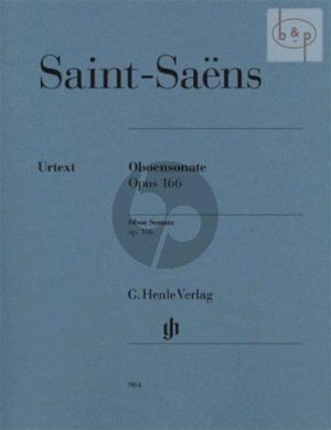 Saint-Saens Sonate Op. 166 Oboe and Piano (edited by Peter Jost) (Henle-Urtext)