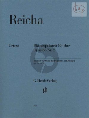 Quintet E-flat major Op.88 No.2 (Fl.-Ob.- Clar.[Bb]-Horn[Eb/F]-Bsn) (Parts)
