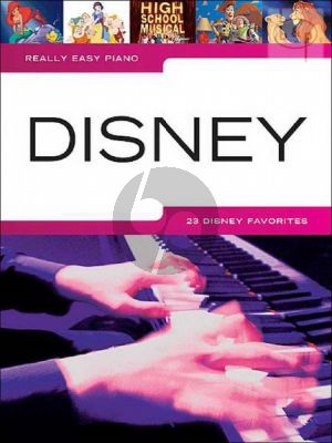 Really Easy Piano Disney (incl. Lyrics)