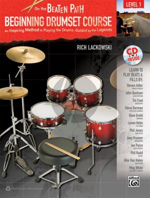 Lackowski On the Beaten Path: Beginning Drumset Course Level 1 (Bk-Cd)