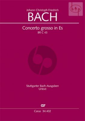 Concerto Grosso Es-dur (Clavierkonzert) BR C 43
