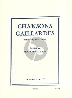 Chansons Gaillardes