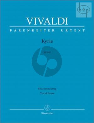 Kyrie RV 587 (SA Soli- 2 Mixed Choirs-Orch.) (Vocal Score)