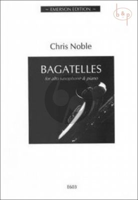 Bagatelles for Alto Saxophone and Piano