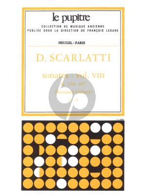 Scarlatti Sonates Vol.8 K.358-407 Clavier (Kenneth Gilbert) (Le Pupitre)