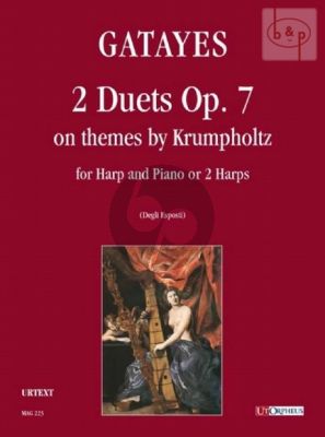 2 Duets on Themes of Krumpholtz Op.7 Harp-Piano (or 2 Harps)