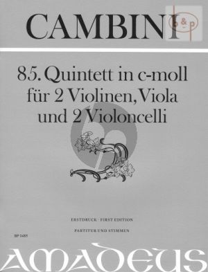 Quintet No.85 c-minor (Score/Parts)