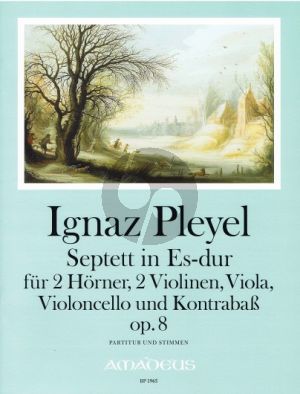 Pleyel Septet E-flat major Op.8 (2 Hrns.[Eb]- 2 Vi.-Va.- Vc.-Double Bass) (Score/Parts) (edited by Bernhard Pauler)