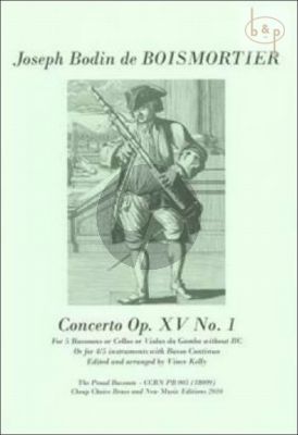 Concerto Op.15 No.1 (5 Bassoons[Vc.][with or without Bc)