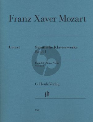 Mozart Samtliche Klavierwerke Vol.1 (Edited by Karsten Nottelmann - Fingering Rolf Koenen) (Henle-Urtext)