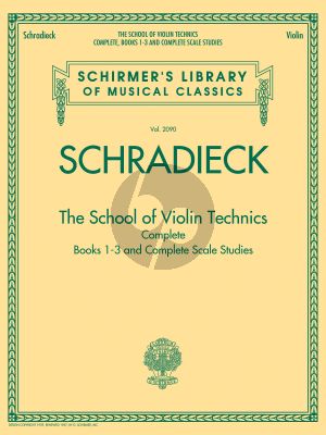 Schradieck School of Violin Technics (complete edition)