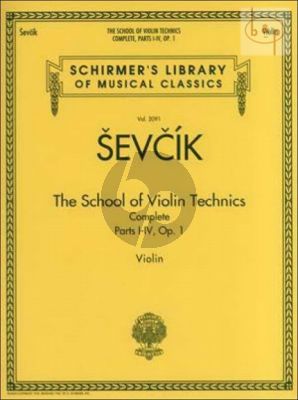 The School of Violin Technics Op.1