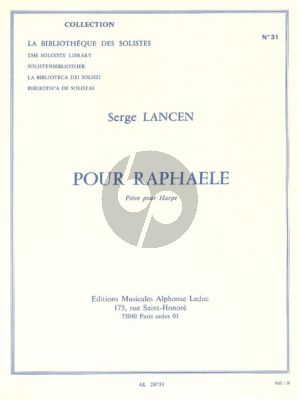 Lancen Pour Raphaele pour Harpe