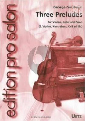 3 Preludes (Vi.-Vc.-Piano) (Vi.2 and Bass opt.)