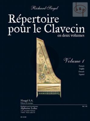 Repertoire pour le Clavecin Vol.1
