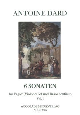 Dard 6 Sonaten op.2 Vol.1fur Fagot [Violoncello] und Bc (mit Facsimilé) (Herausgeber Ricardo Rapoport - Continuo Pascal Dubreuil)