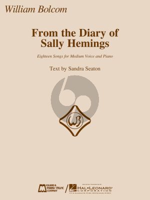 Bolcom From the Diary of Sally Hemmings (Medium) (text: Sandra Seaton)