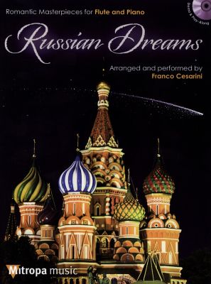 Russian Dreams Flute and Piano (Franco Cesarini) (Russian Romantic Master Pieces) (Bk-Cd) (advanced level)