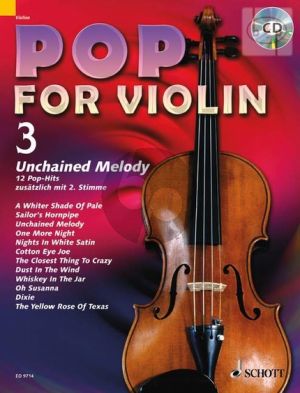 Pop for Violin Vol.3 Unchained Melody (12 Pop Hits with a 2nd.violin)